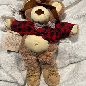 Vintage 22" FURSKINS Bear Farrell Furskin '83-'84 Cabbage Patch Xavier Roberts